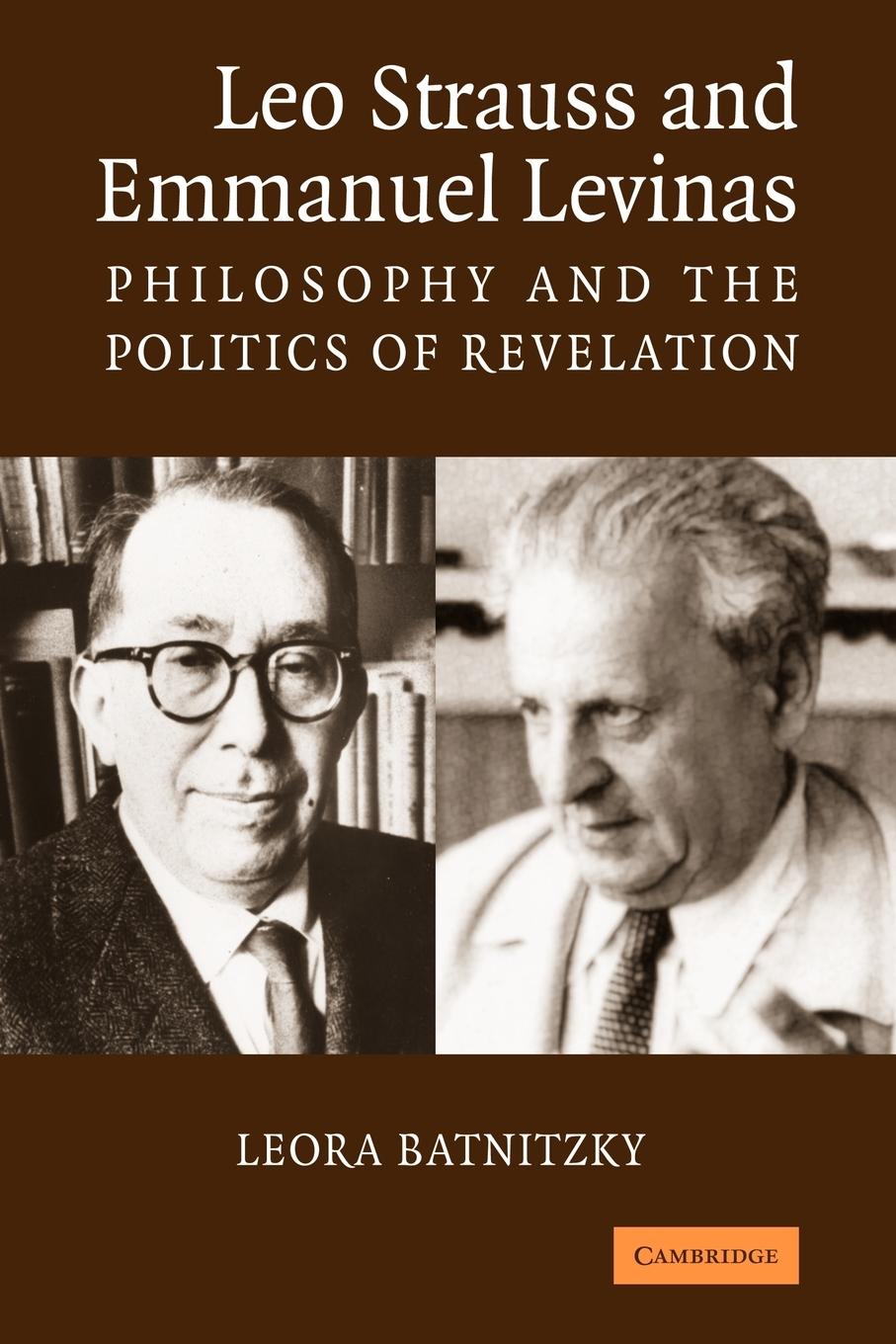 Vorderes Coverbild Leo Strauss and Emmanuel Levinas