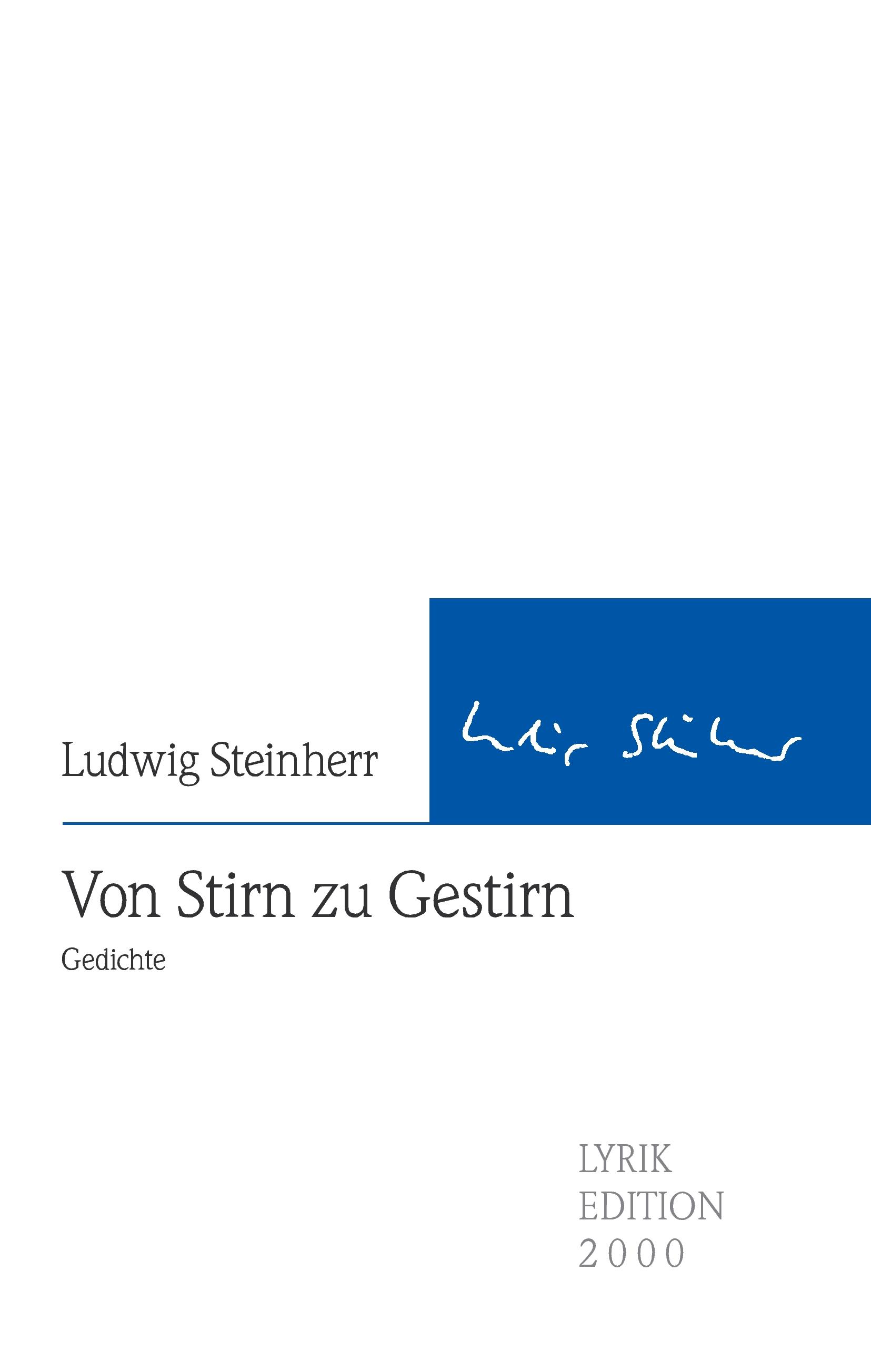 Vorderes Coverbild Von Stirn zu Gestirn