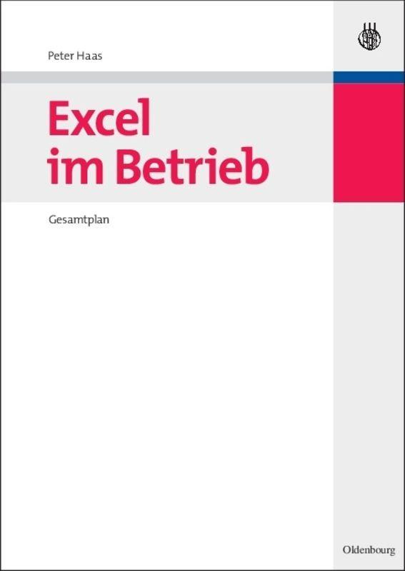 Vorderes Coverbild Excel im Betrieb