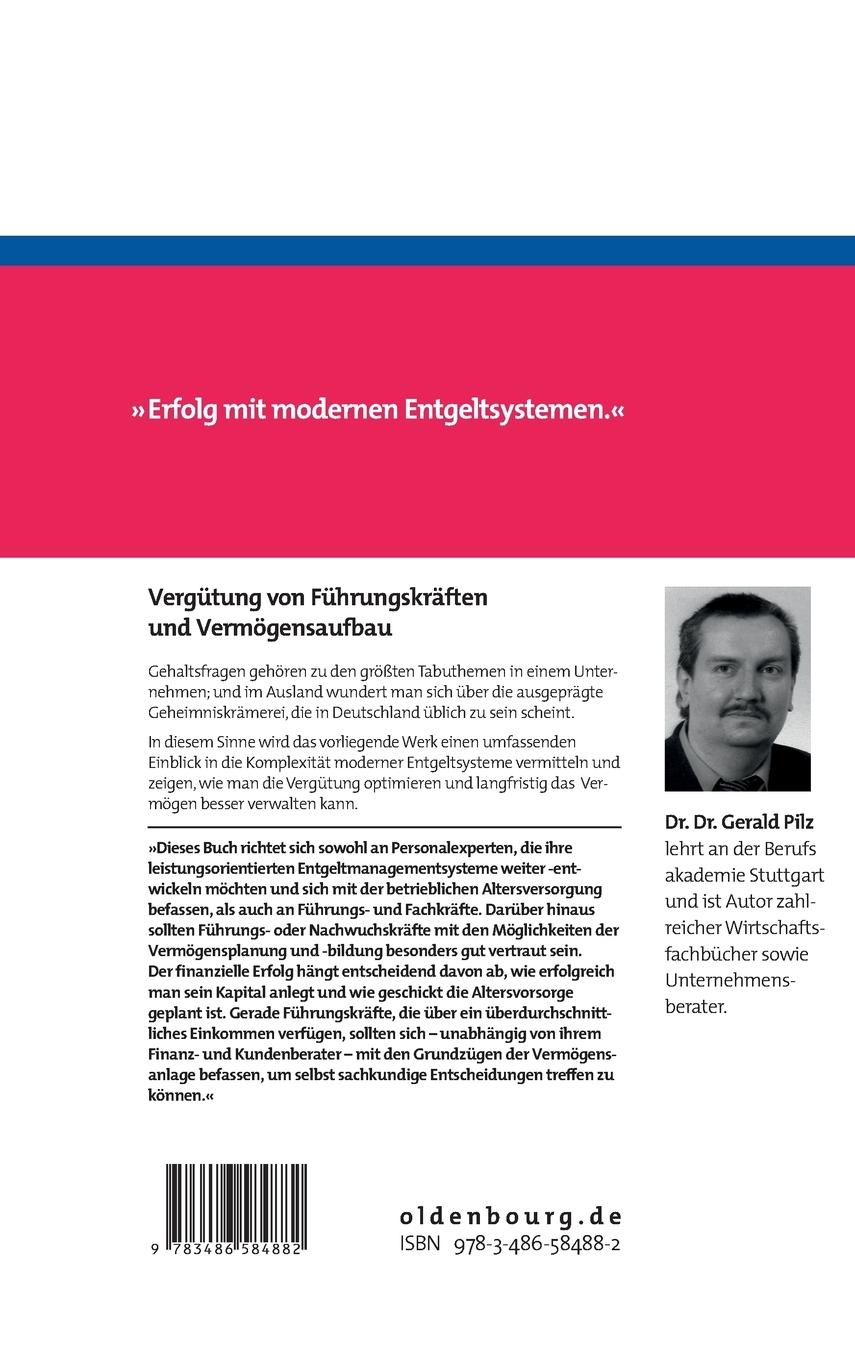 Rückseitencover Vergütung von Führungskräften und Vermögensaufbau