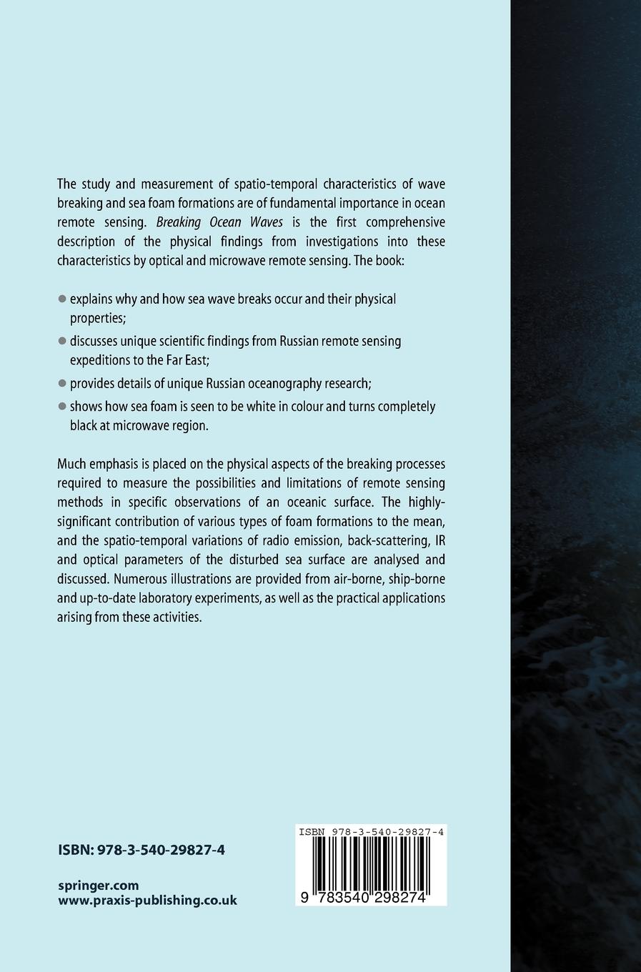 Rückseitencover Breaking Ocean Waves