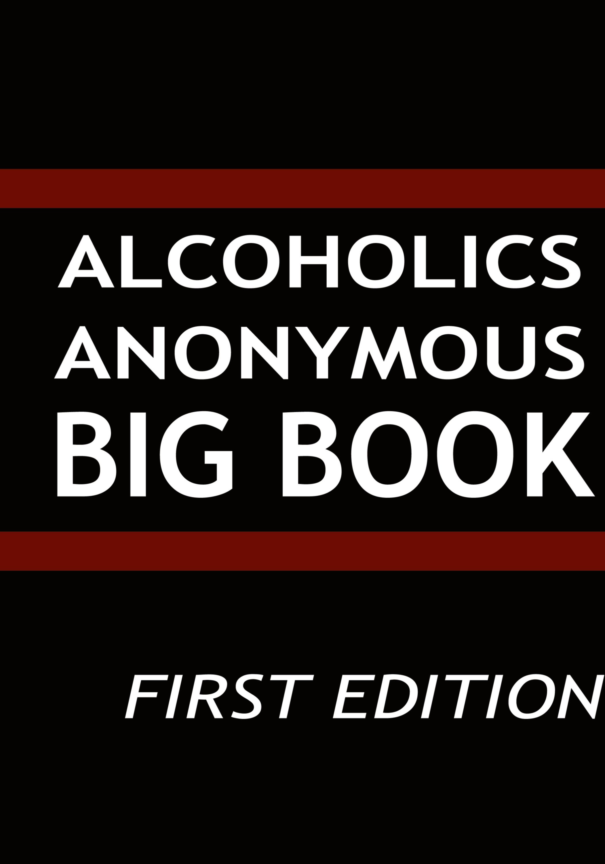 Vorderes Coverbild Alcoholics Anonymous - Big Book - First Edition