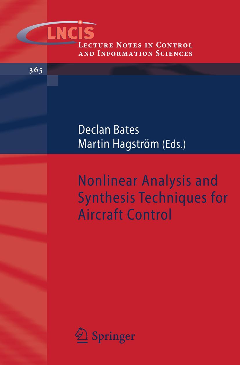 Vorderes Coverbild Nonlinear Analysis and Synthesis Techniques for Aircraft Control