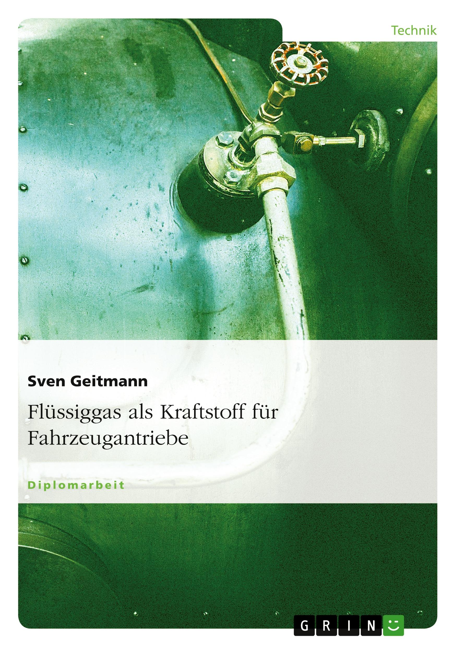 Vorderes Coverbild Flüssiggas als Kraftstoff für Fahrzeugantriebe
