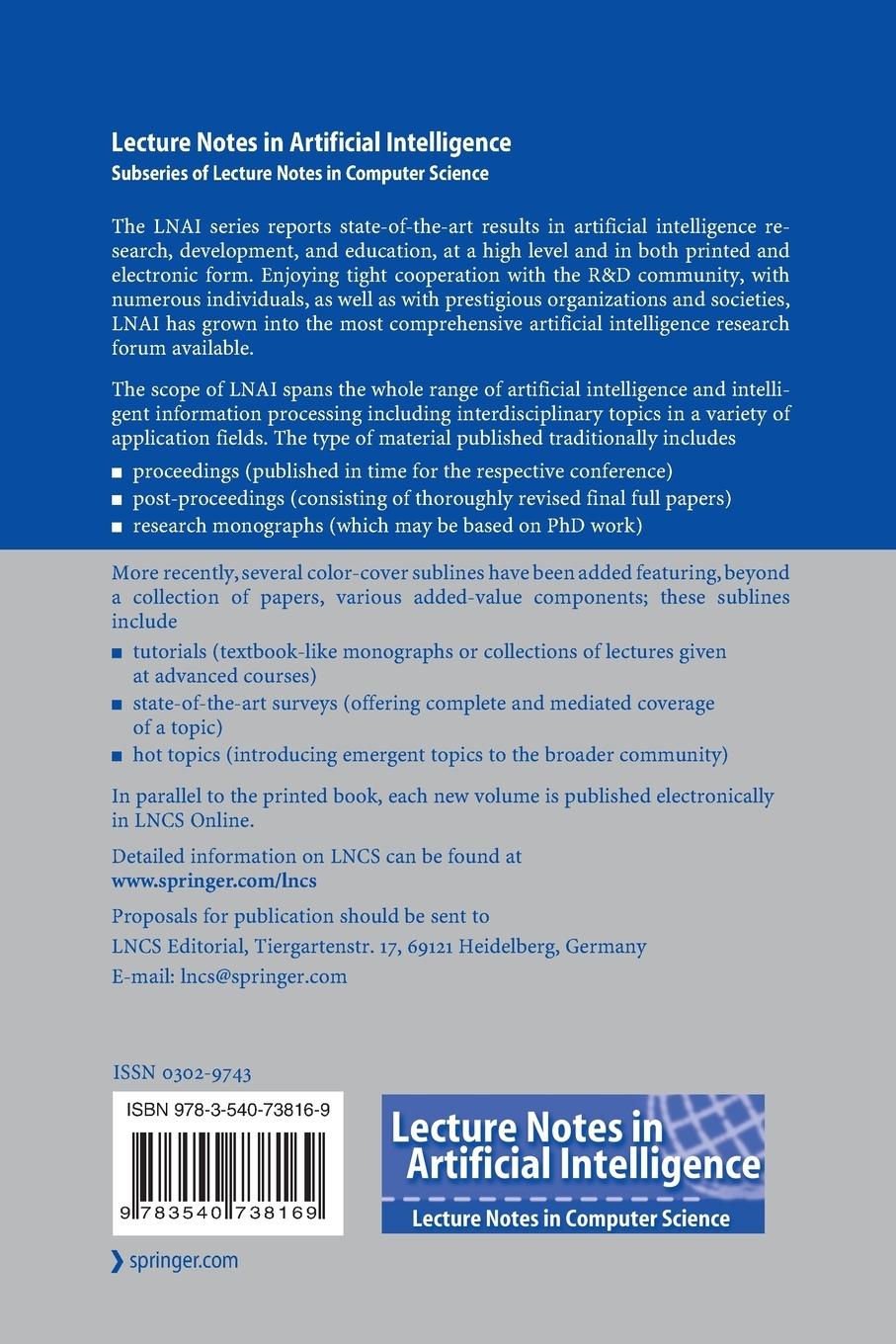 Rückseitencover Recent Advances in Constraints