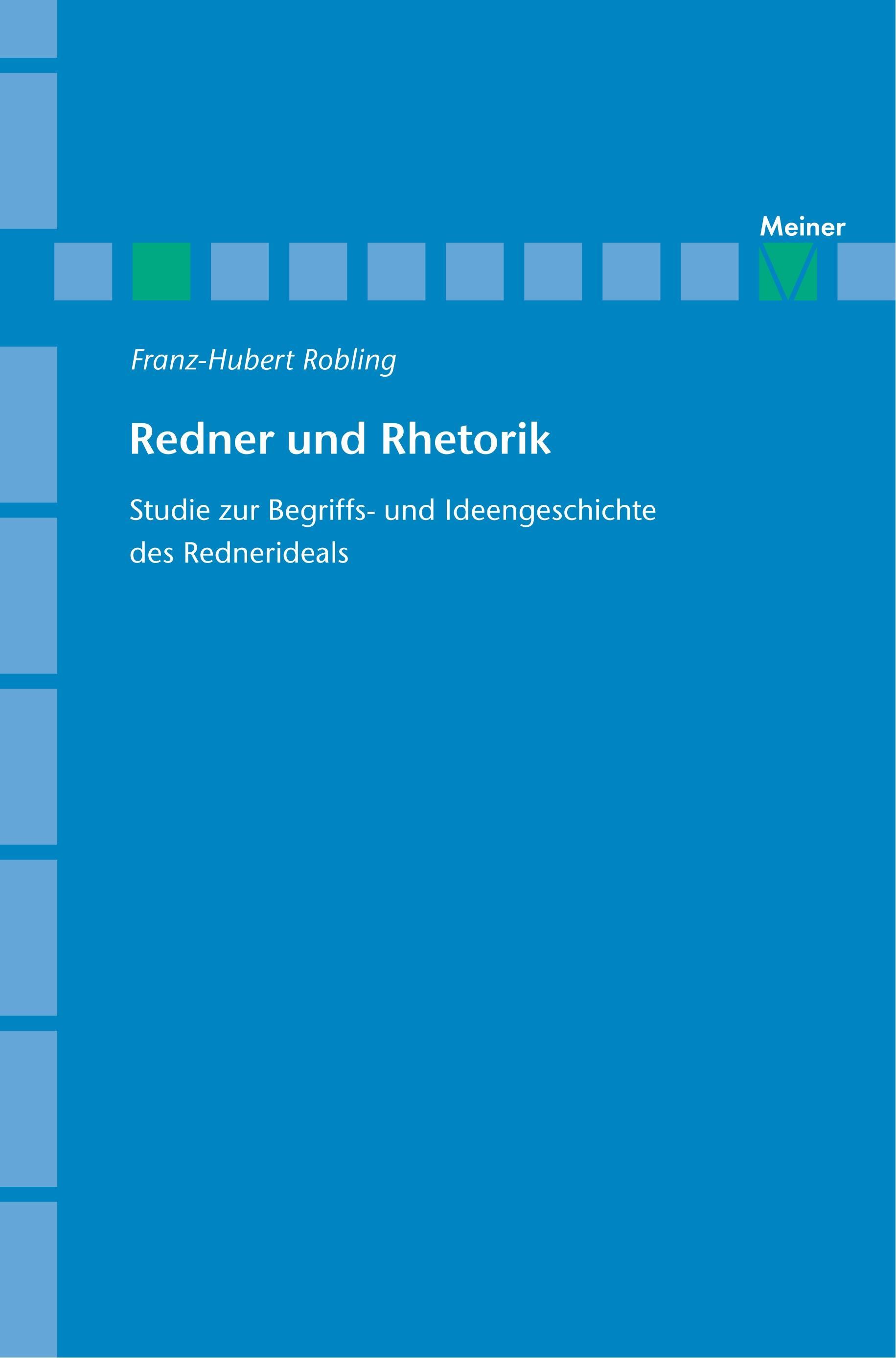 Vorderes Coverbild Redner und Rhetorik