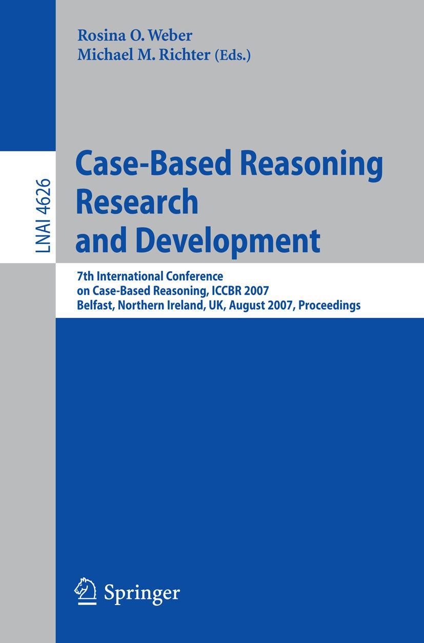 Vorderes Coverbild Case-Based Reasoning Research and Development