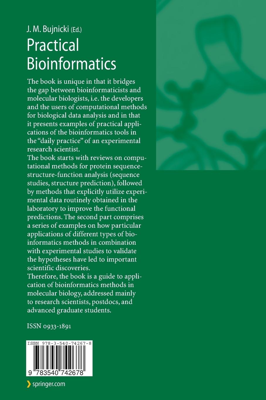 Rückseitencover Practical Bioinformatics