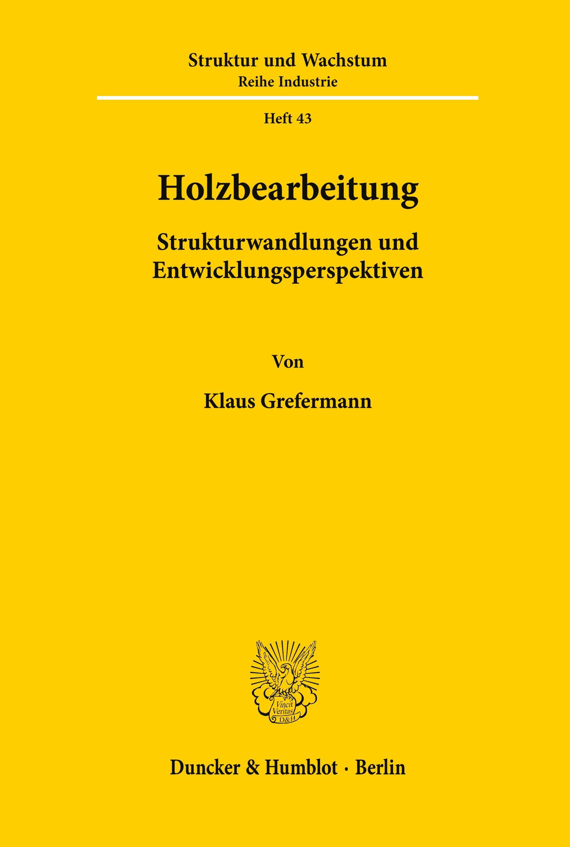 Vorderes Coverbild Holzbearbeitung.