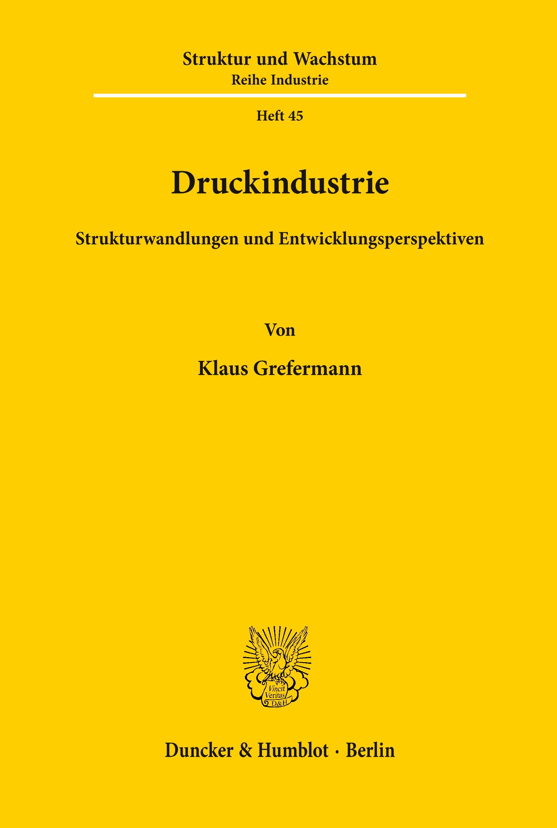 Vorderes Coverbild Druckindustrie.
