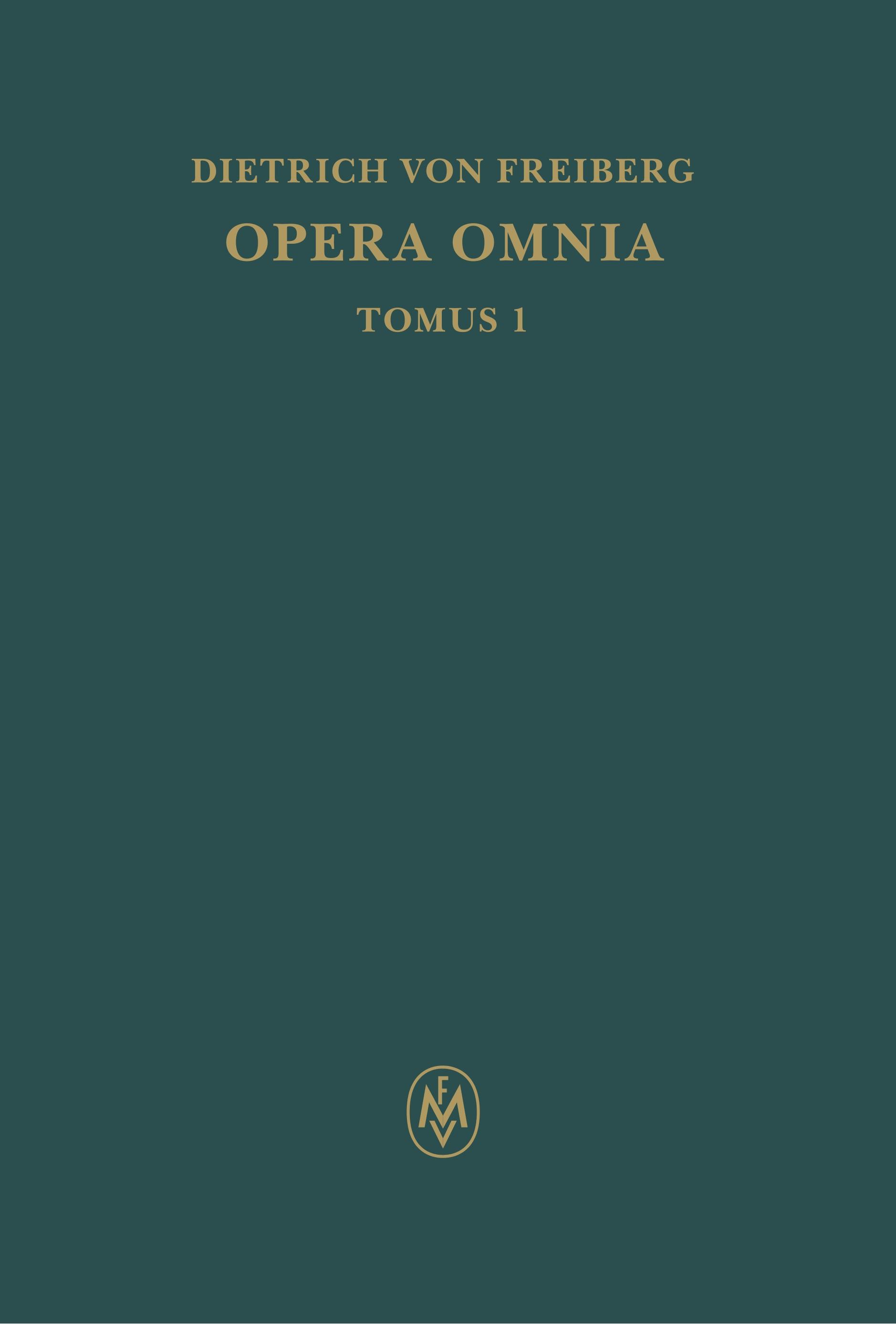 Vorderes Coverbild Opera omnia / Schriften zur Intellekttheorie