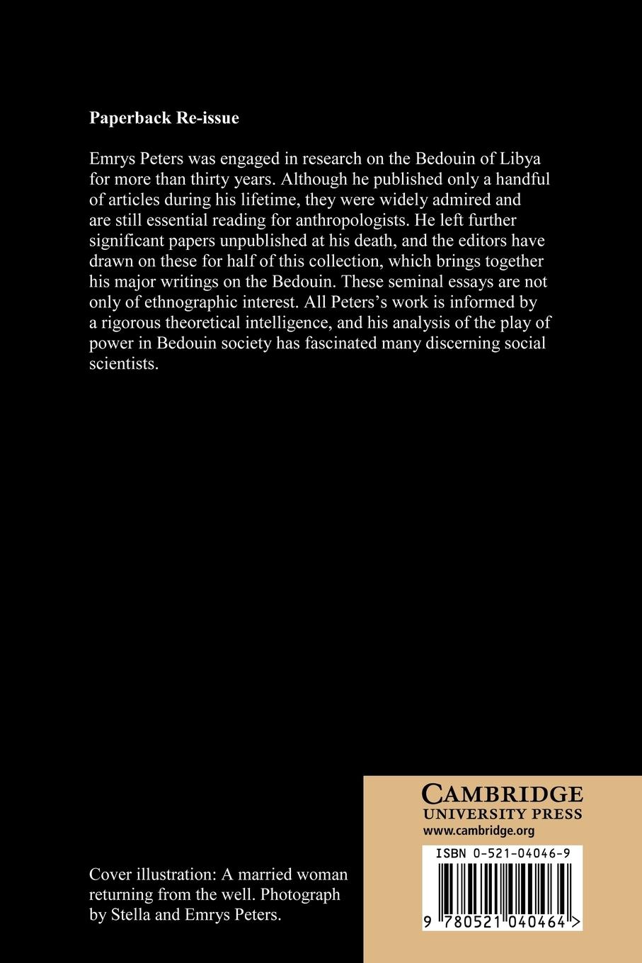 Rückseitencover The Bedouin of Cyrenaica