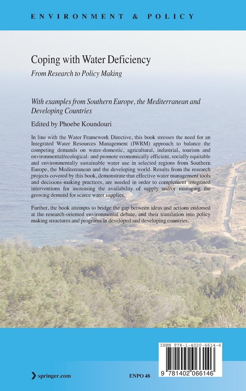 Rückseitencover Coping with Water Deficiency