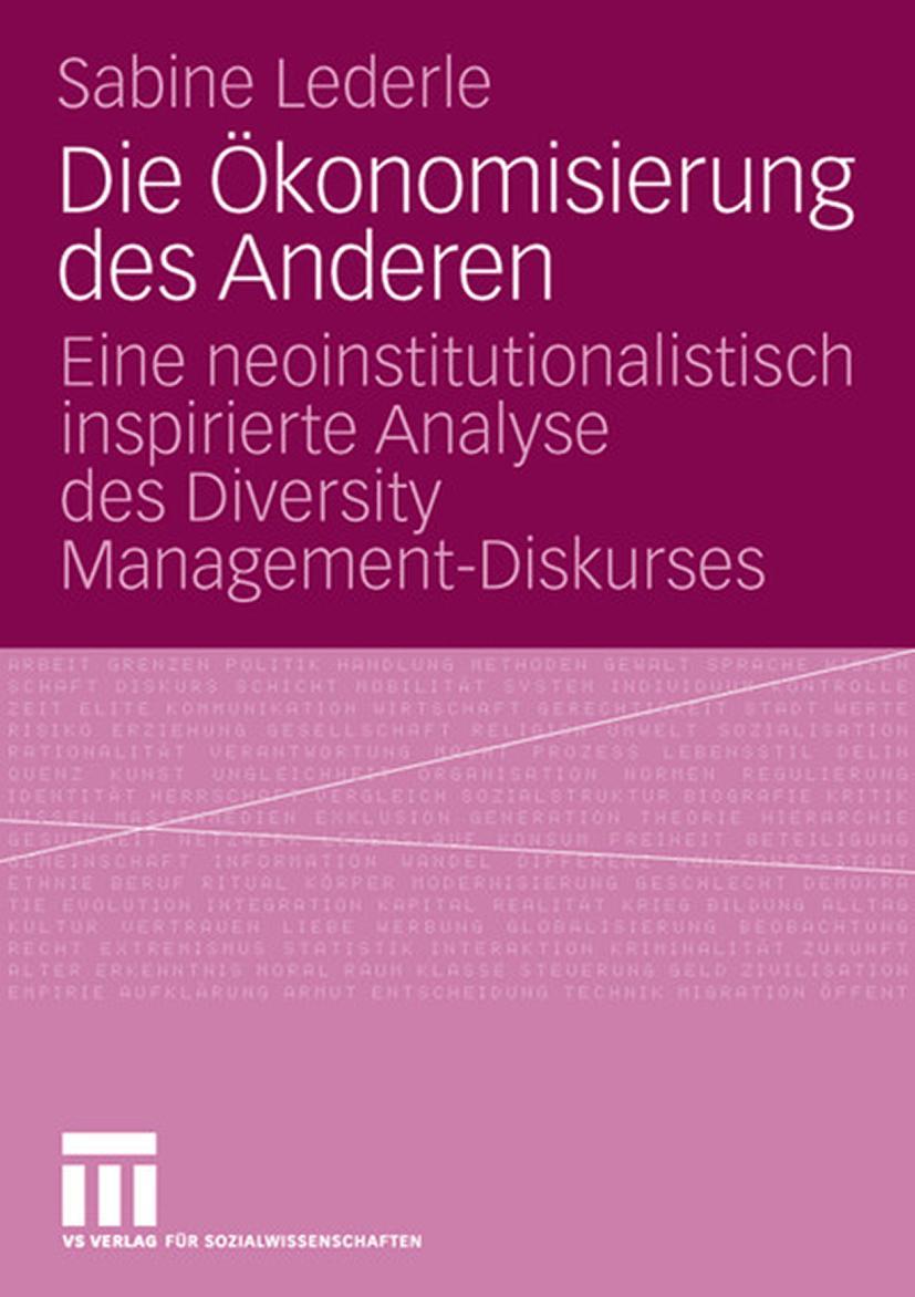 Vorderes Coverbild Die Ökonomisierung des Anderen