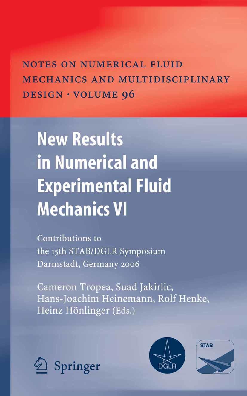 Vorderes Coverbild New Results in Numerical and Experimental Fluid Mechanics VI