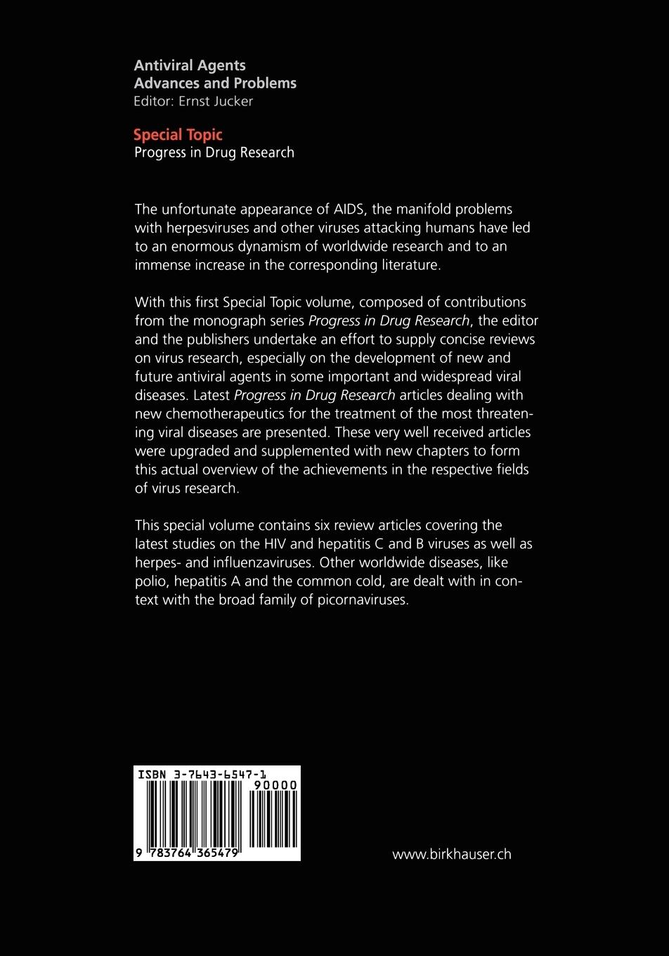 Rückseitencover Antiviral Agents