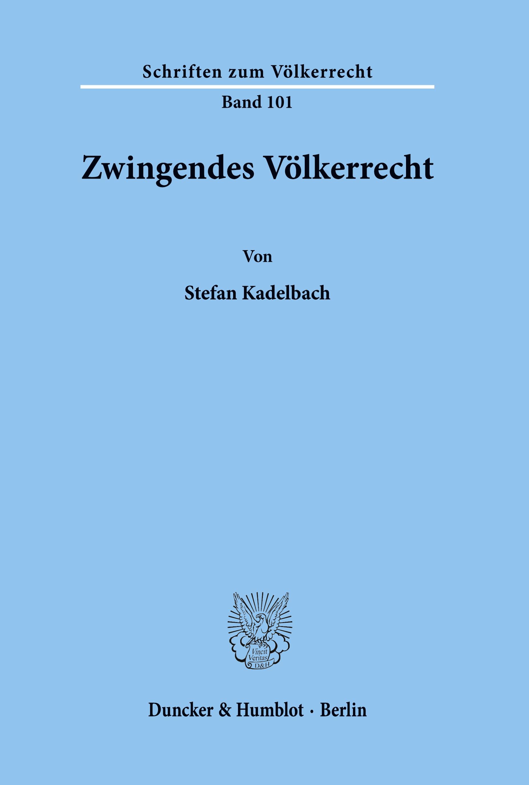 Vorderes Coverbild Zwingendes Völkerrecht.