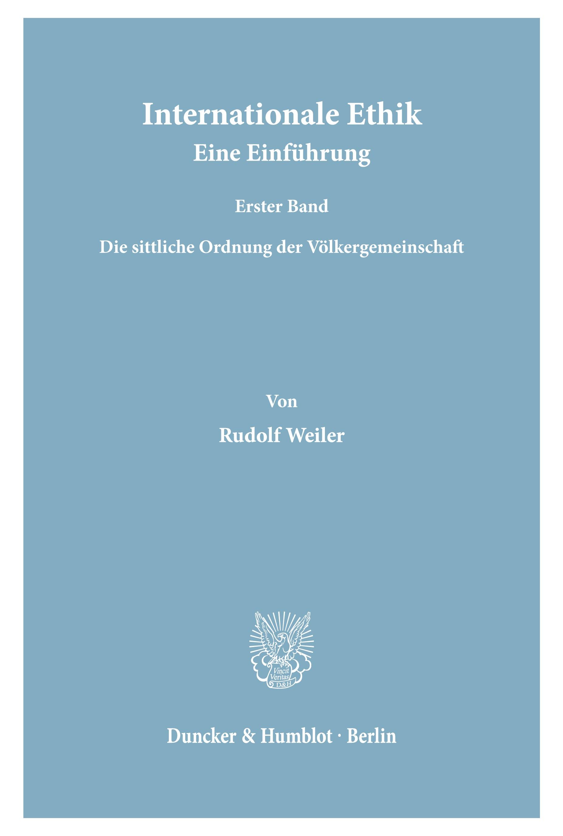 Vorderes Coverbild Internationale Ethik. Eine Einführung.