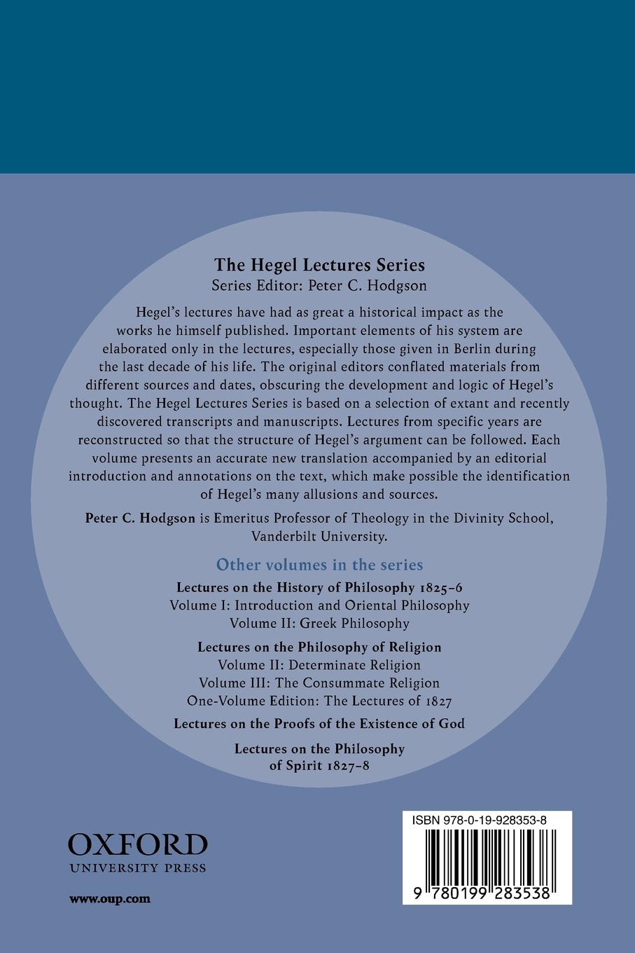 Rückseitencover Hegel