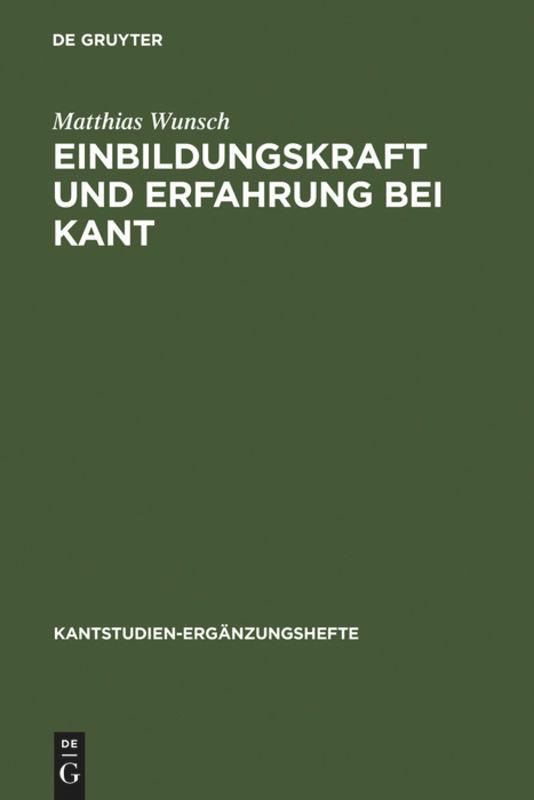 Vorderes Coverbild Einbildungskraft und Erfahrung bei Kant