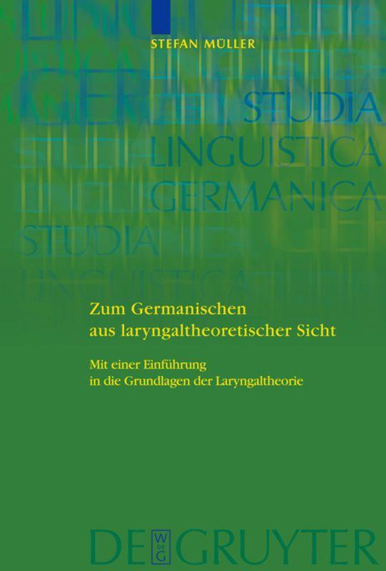 Vorderes Coverbild Zum Germanischen aus laryngaltheoretischer Sicht