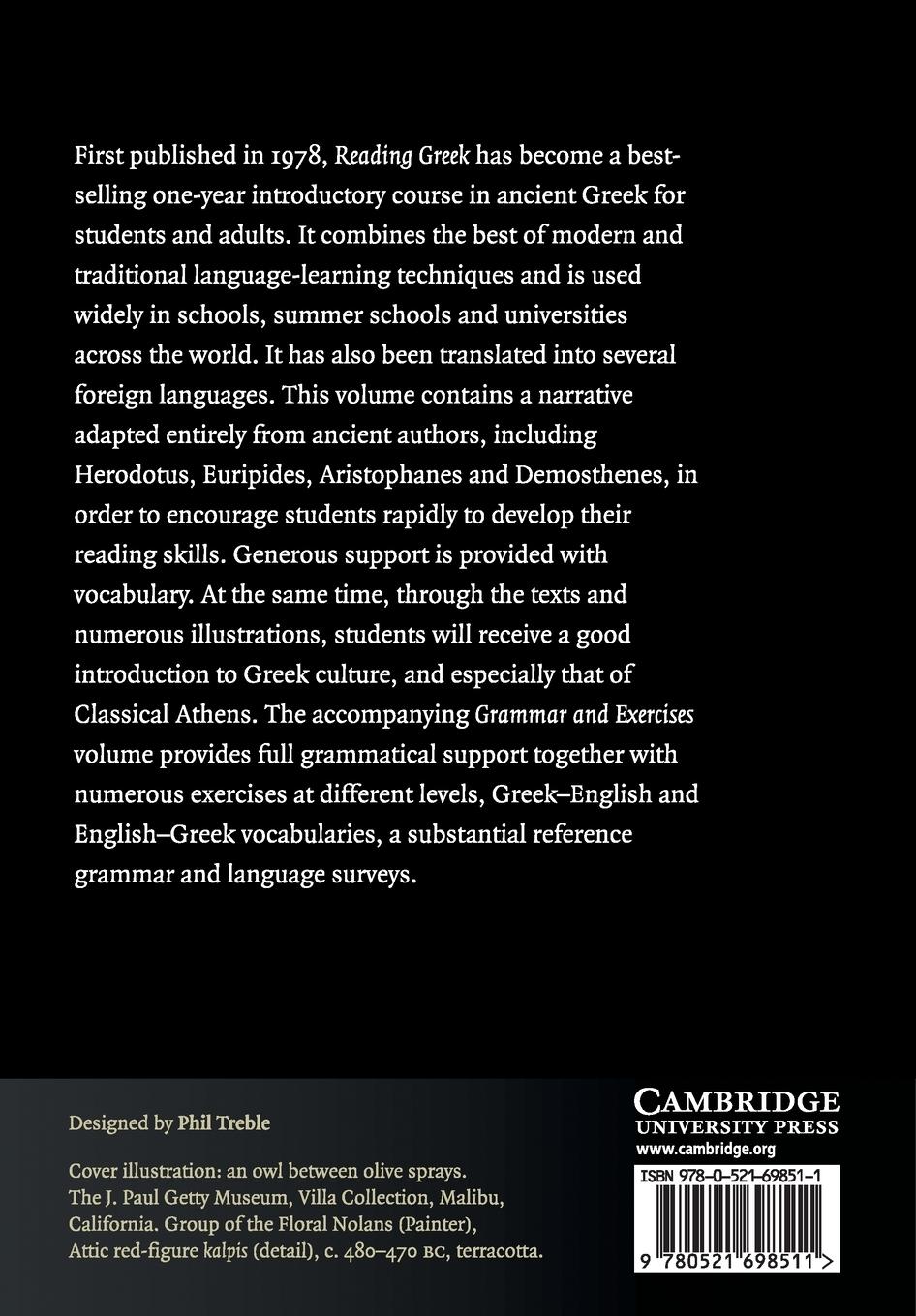 Rückseitencover Reading Greek