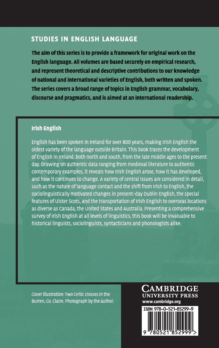 Rückseitencover Irish English