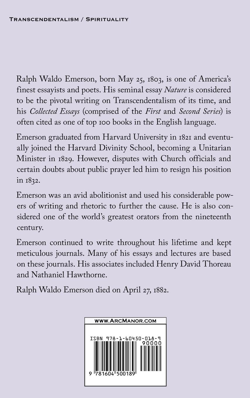 Rückseitencover Collected Essays