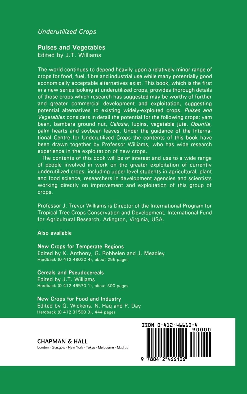 Rückseitencover Pulses and Vegetables