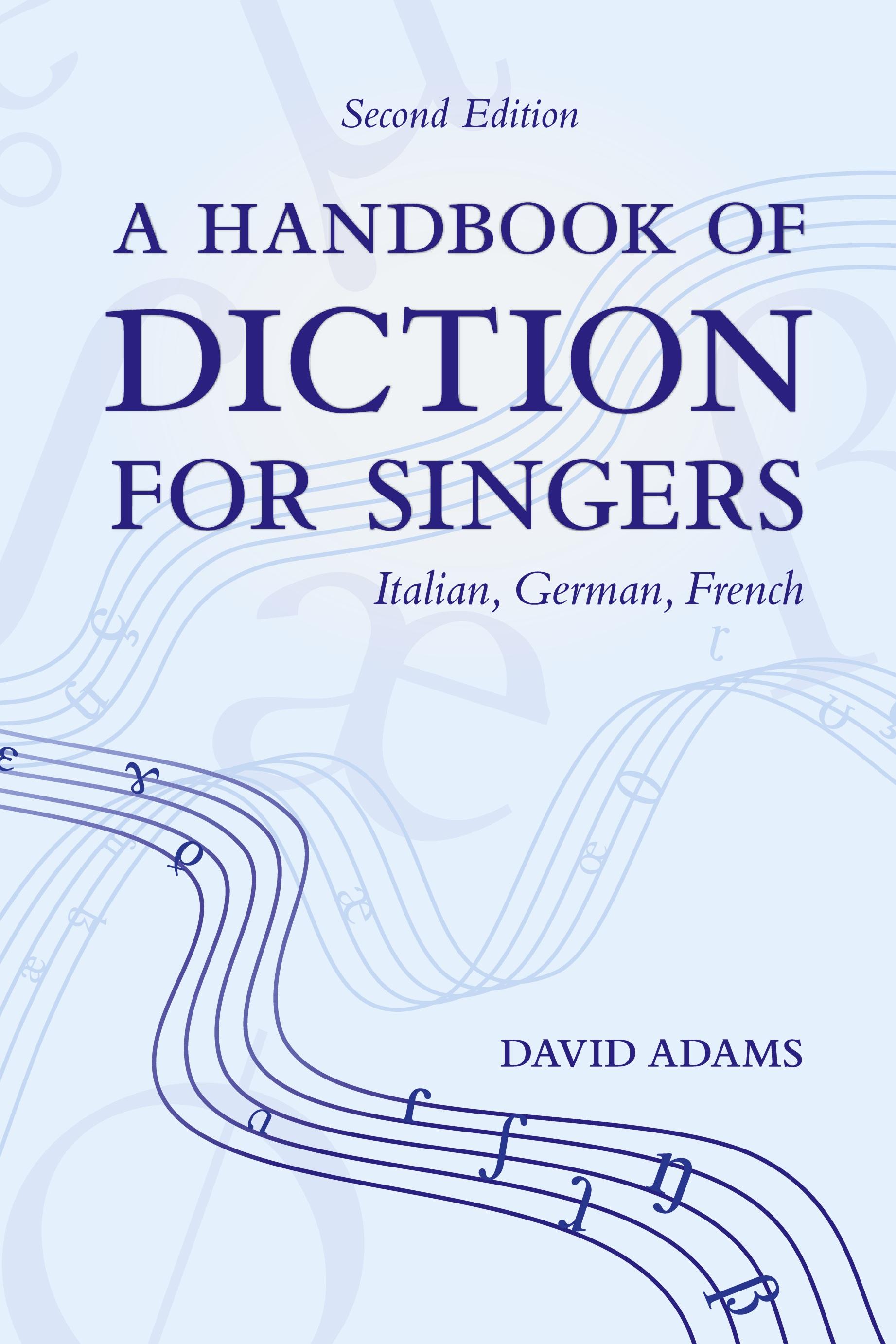Vorderes Coverbild Handbook of Diction for Singers