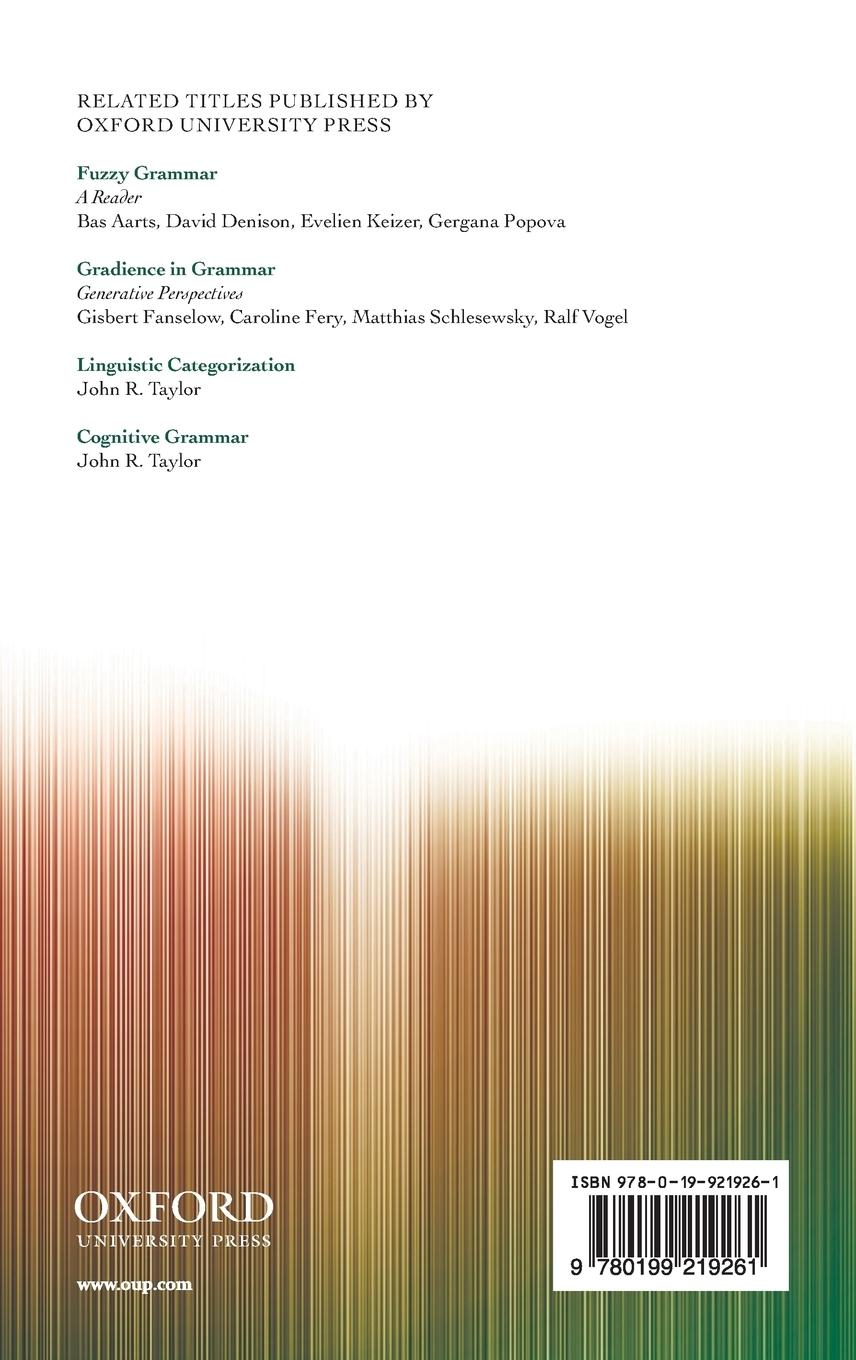 Rückseitencover Syntactic Gradience C