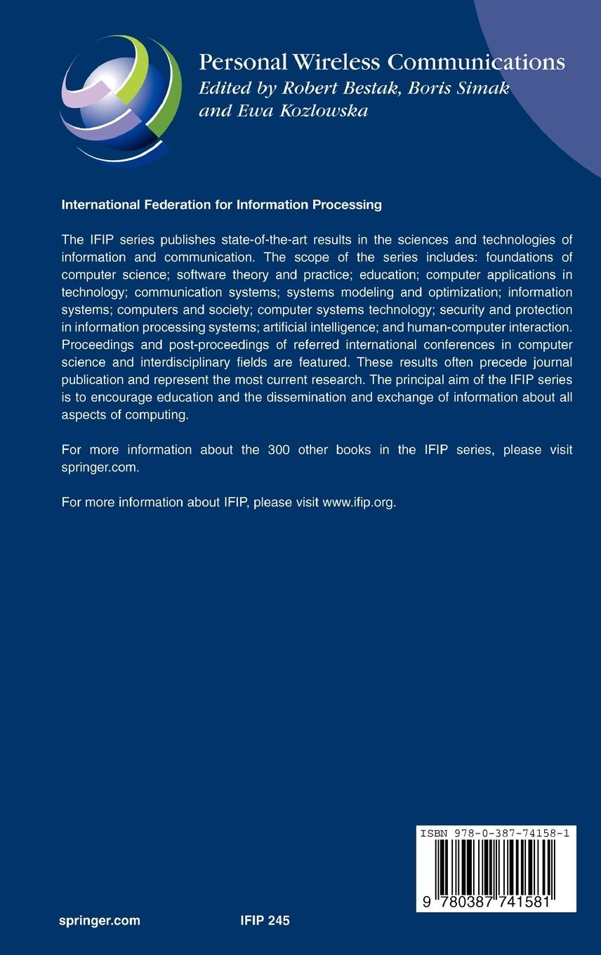 Rückseitencover Personal Wireless Communications