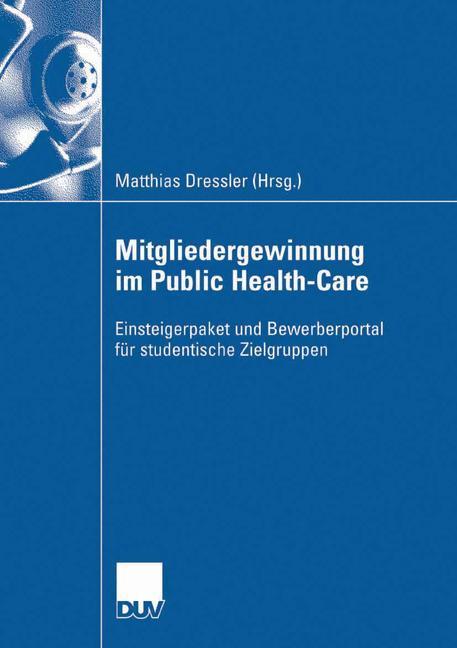 Vorderes Coverbild Mitgliedergewinnung im Public Health-Care