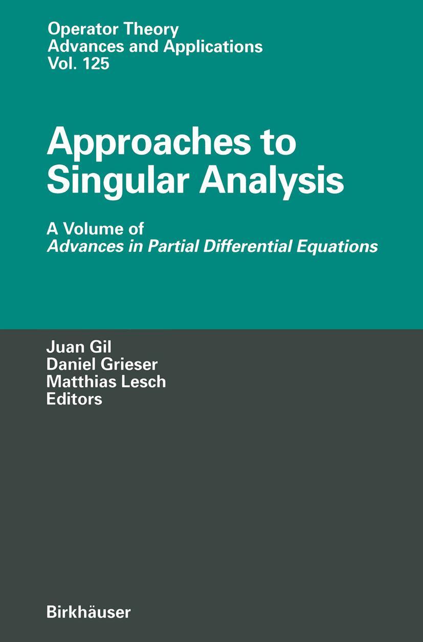 Vorderes Coverbild Approaches to Singular Analysis
