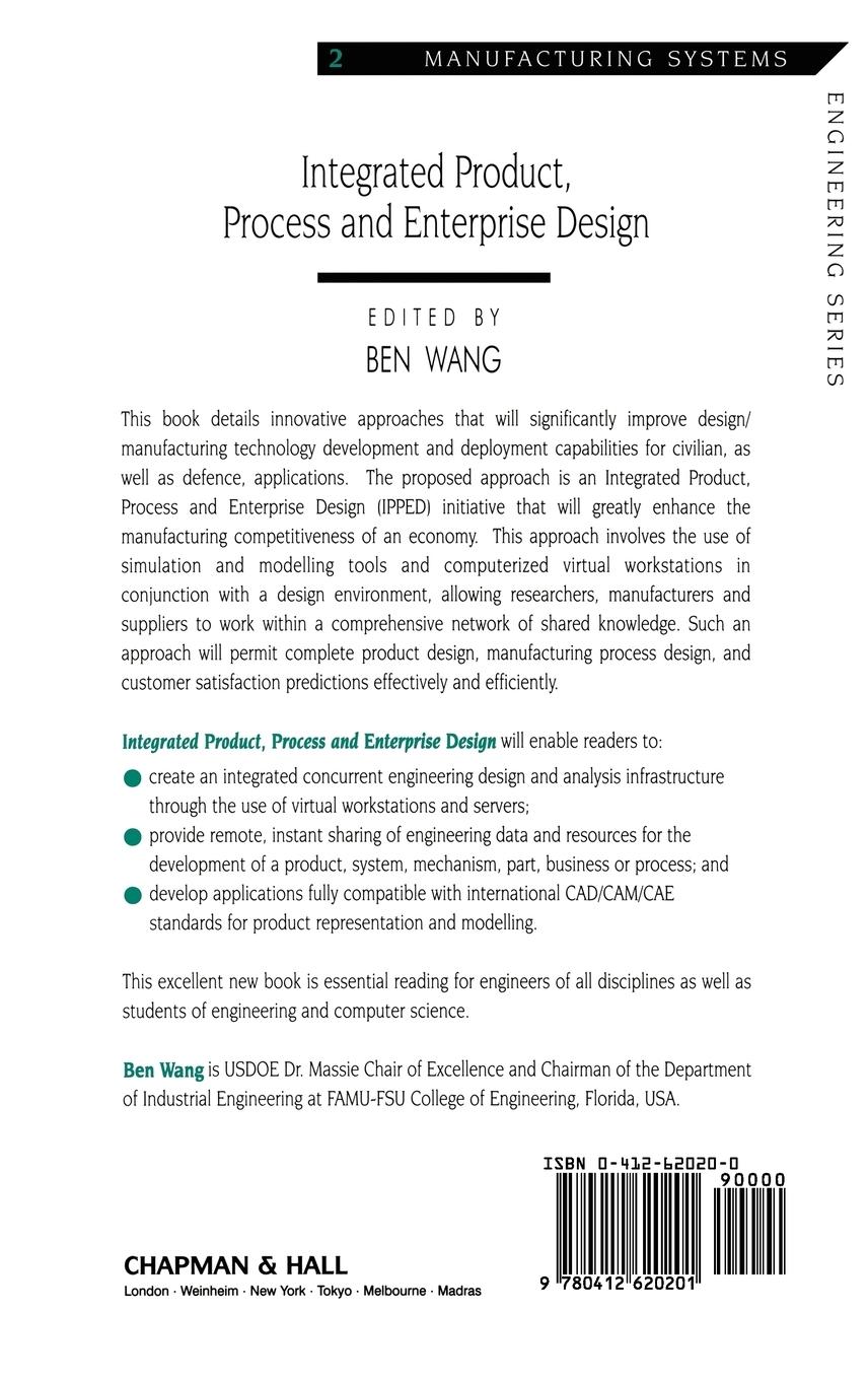 Rückseitencover Integrated Product, Process and Enterprise Design