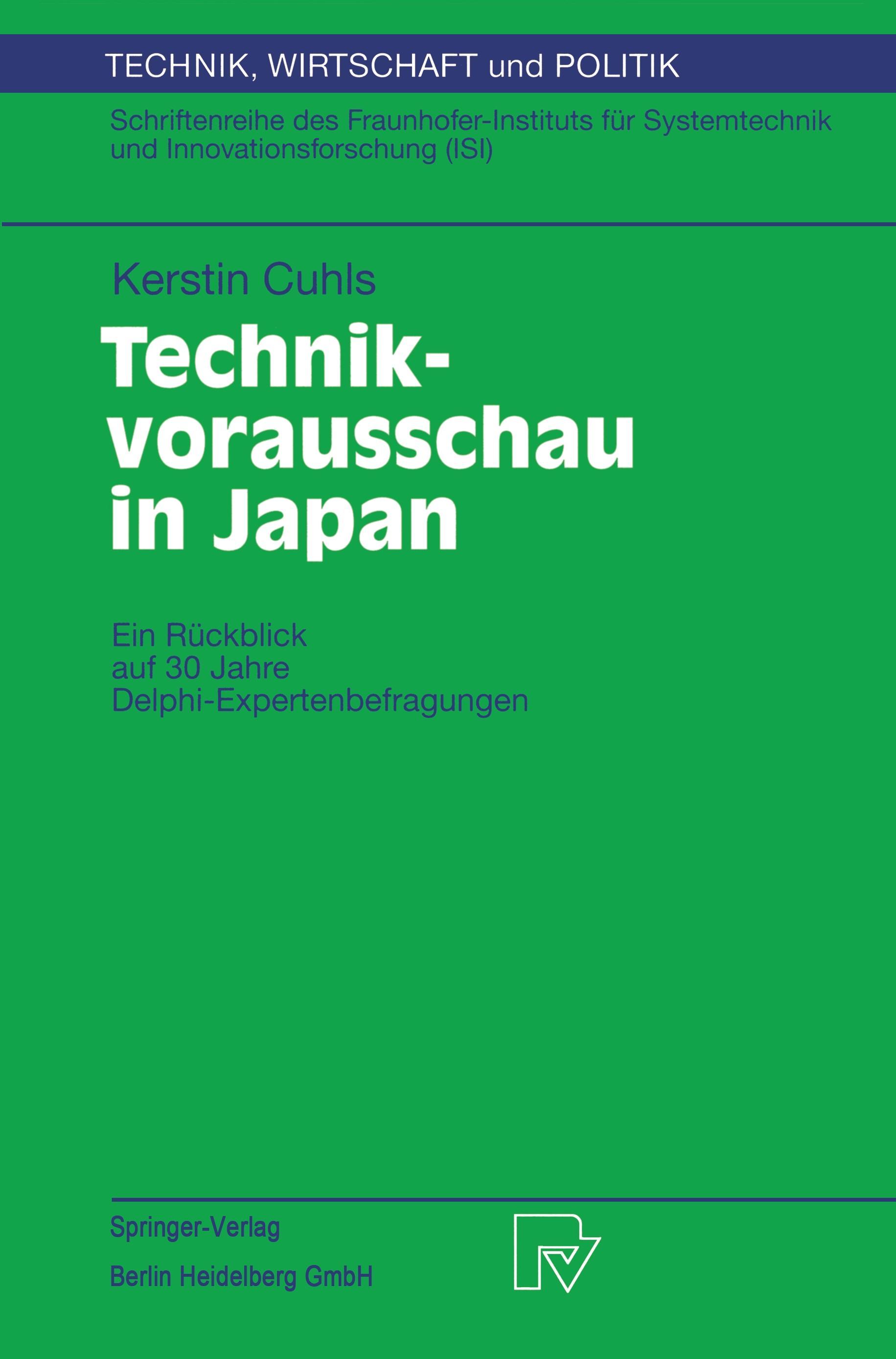 Vorderes Coverbild Technikvorausschau in Japan