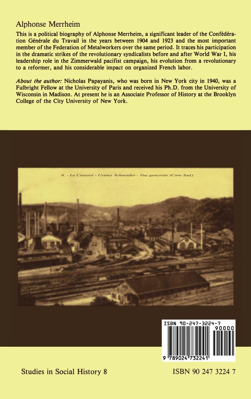 Rückseitencover Alphonse Merrheim