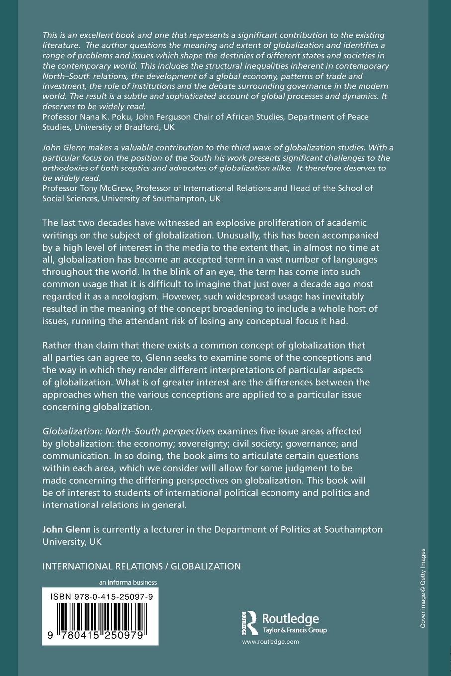 Rückseitencover Globalization