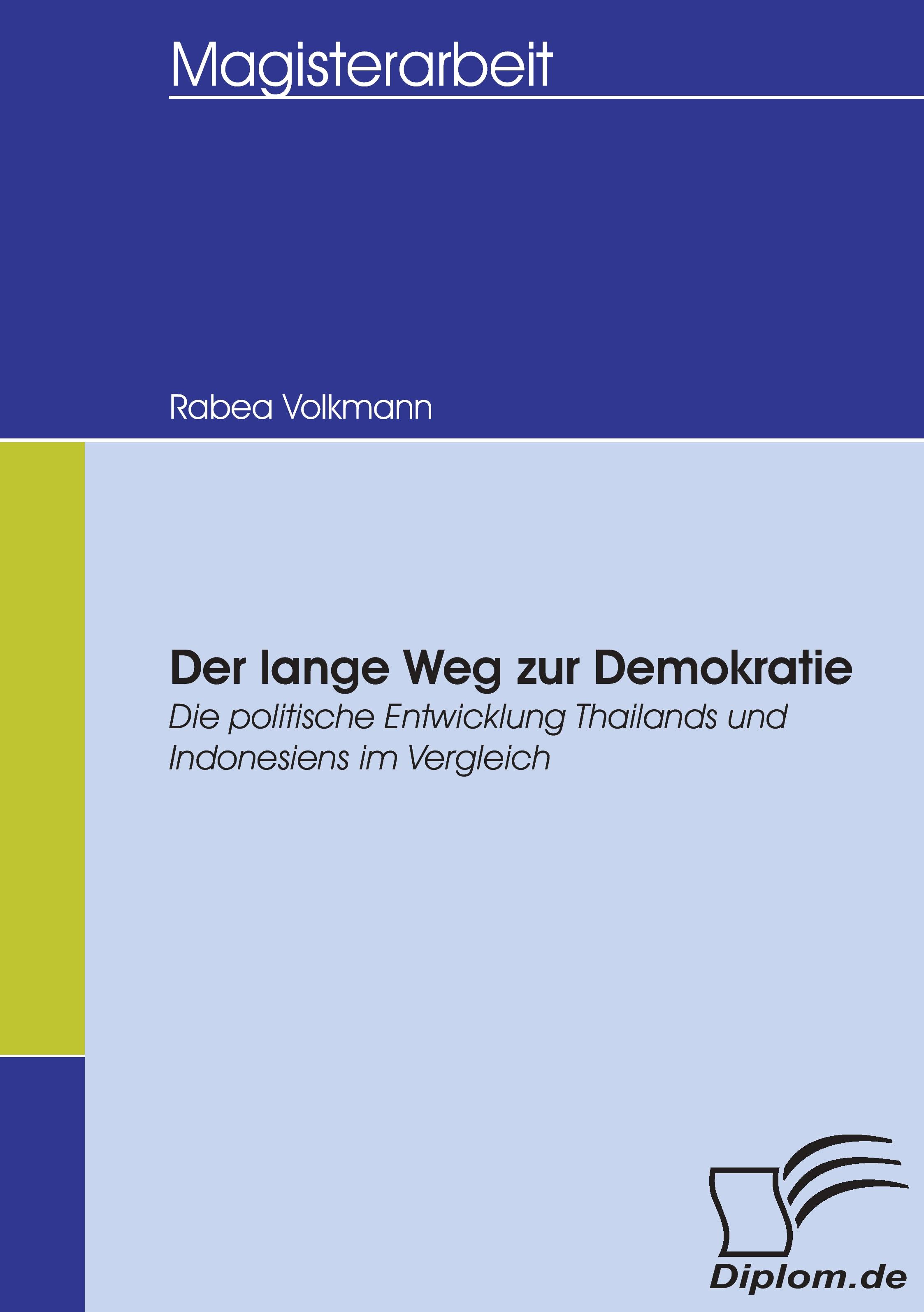 Vorderes Coverbild Der lange Weg zur Demokratie