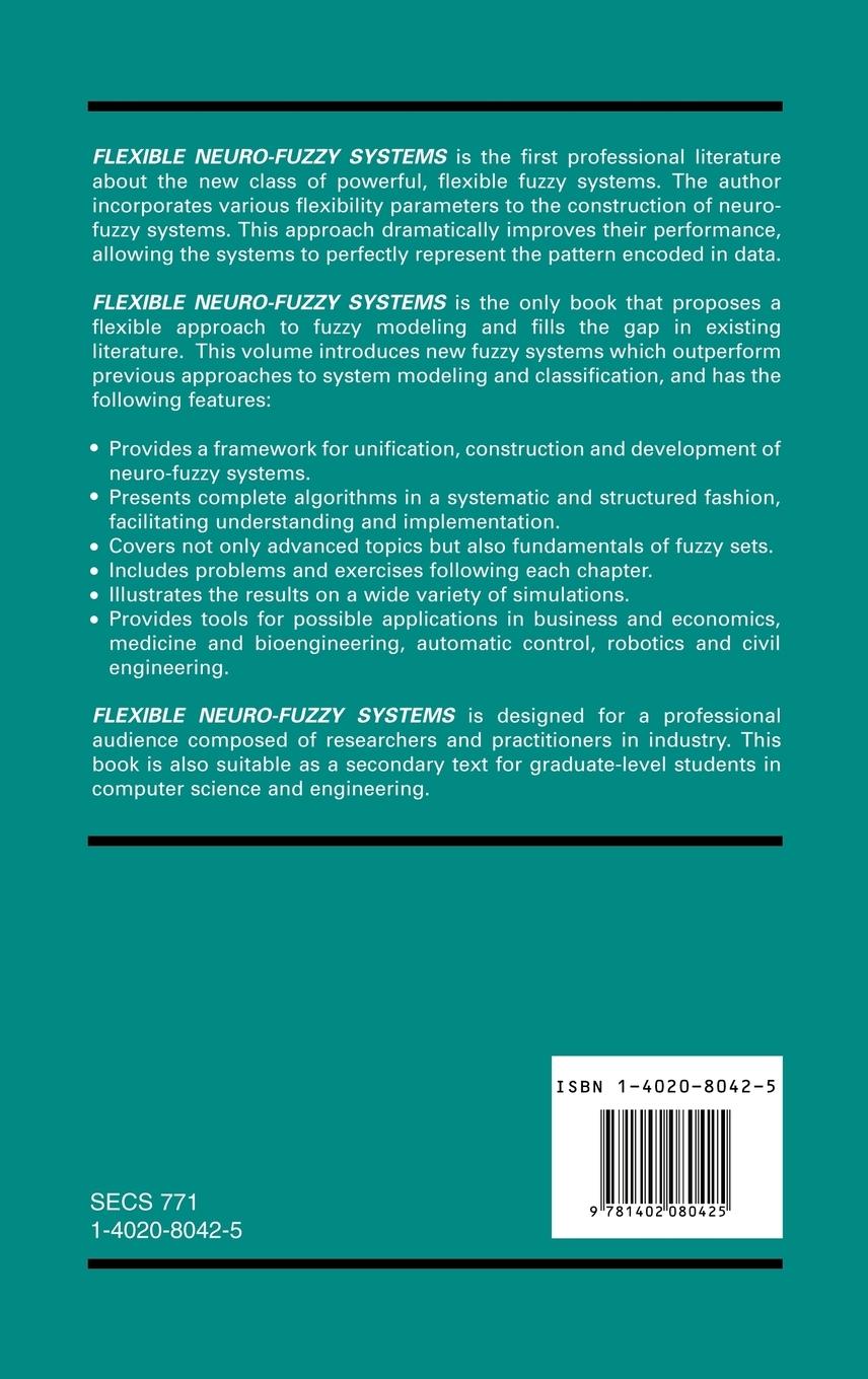 Rückseitencover Flexible Neuro-Fuzzy Systems
