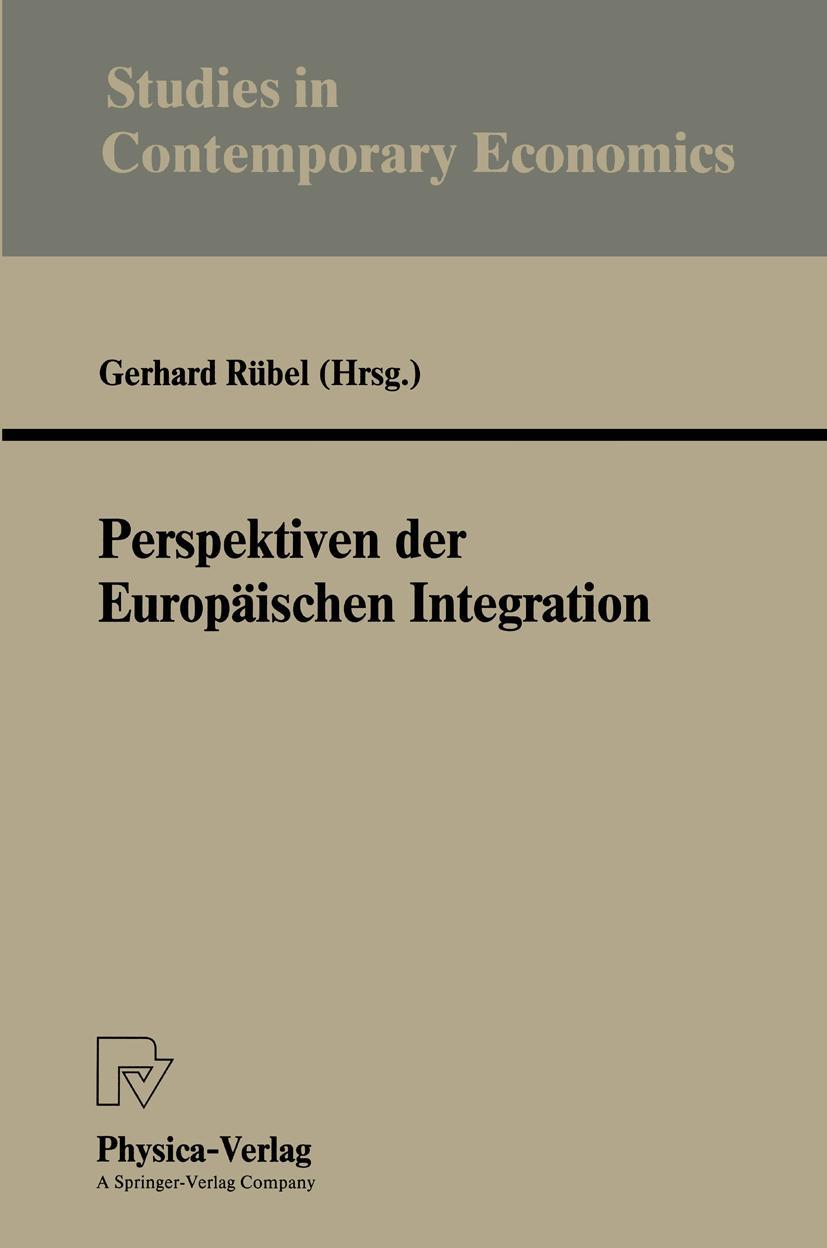 Vorderes Coverbild Perspektiven der Europäischen Integration