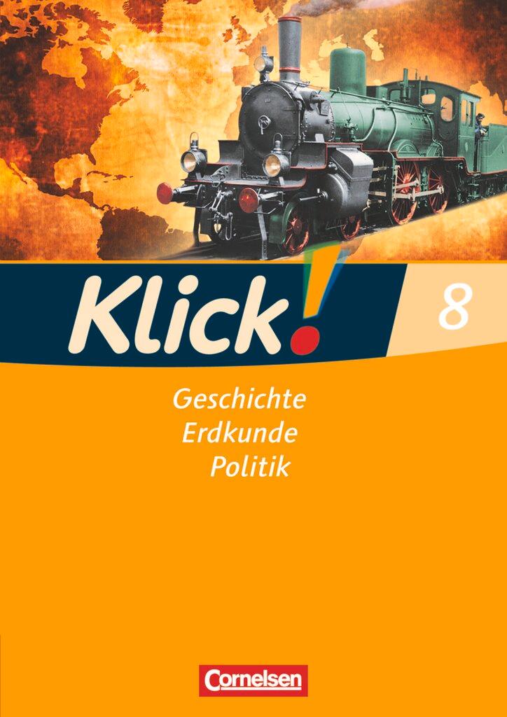 Vorderes Coverbild Klick! Geschichte, Erdkunde, Politik - Westliche Bundesländer - 8. Schuljahr