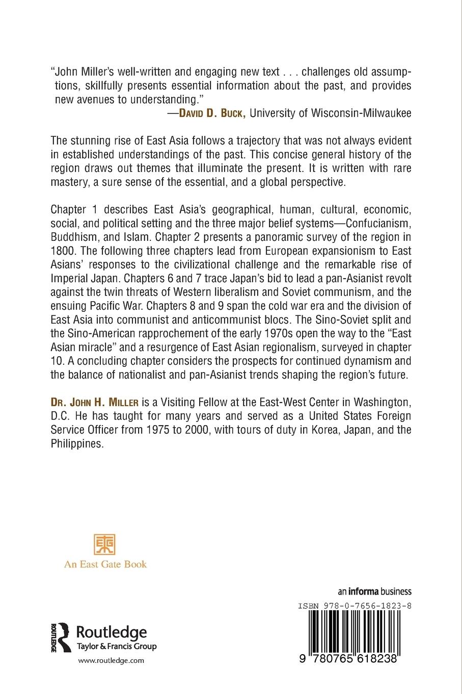 Rückseitencover Modern East Asia