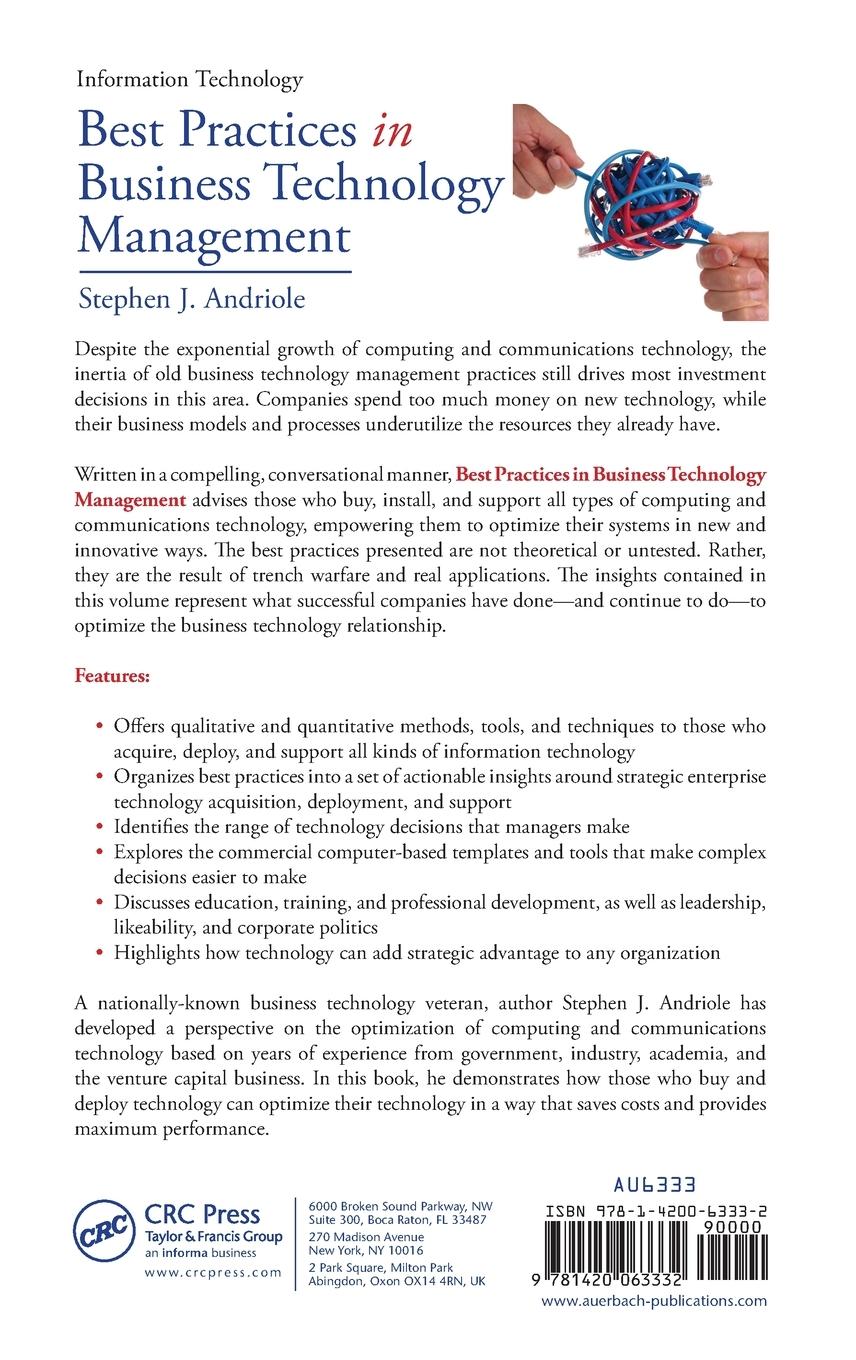 Rückseitencover Best Practices in Business Technology Management