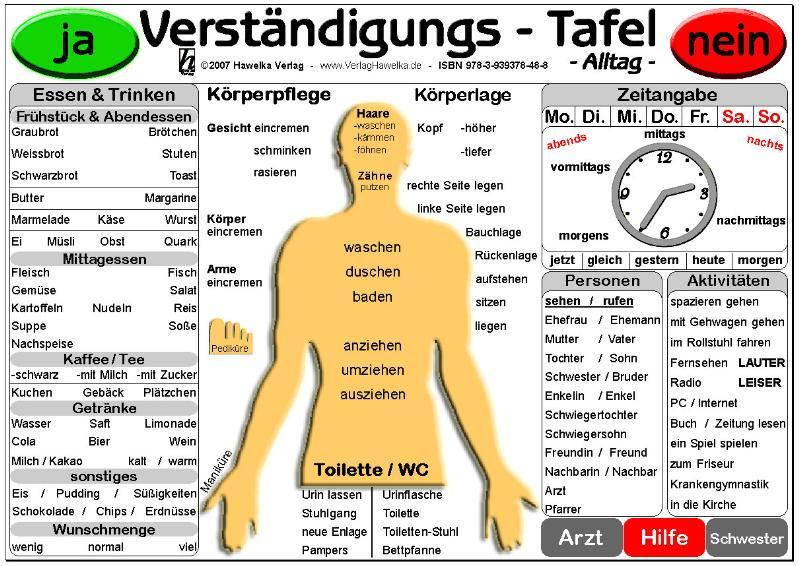 Vorderes Coverbild Verständigungs-Tafel  - Alltag -