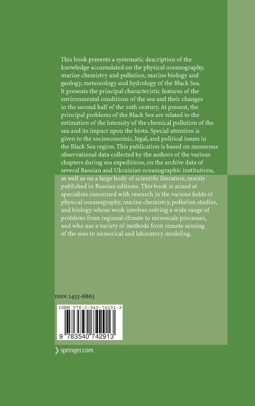 Rückseitencover The Black Sea Environment