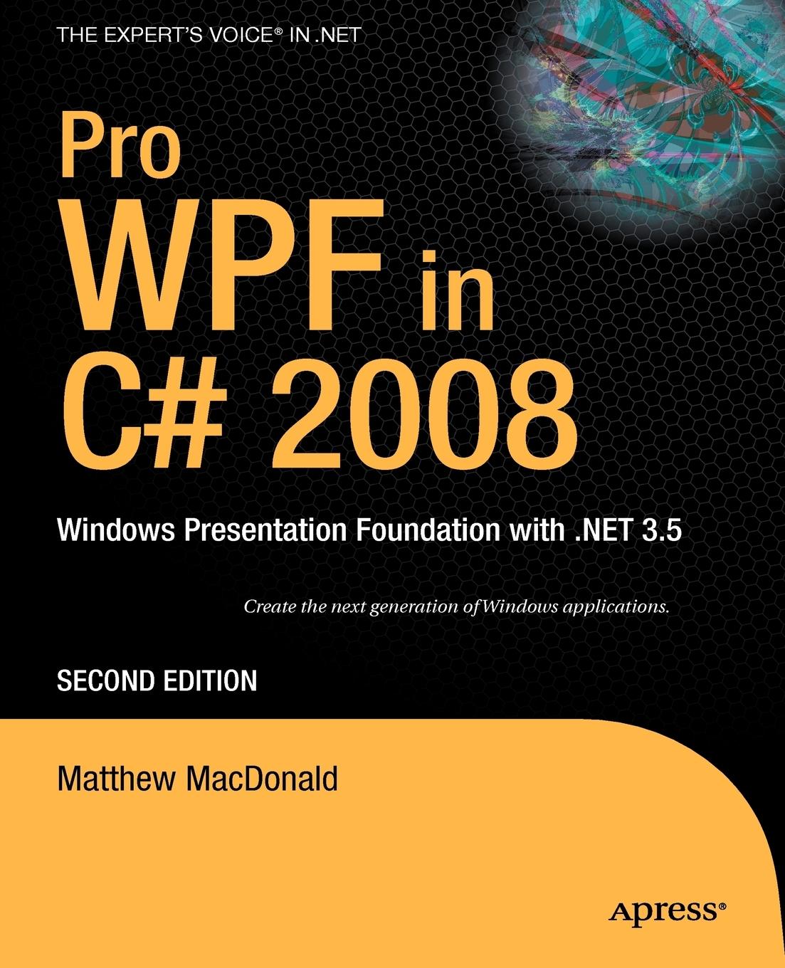 Vorderes Coverbild Pro Wpf in C# 2008