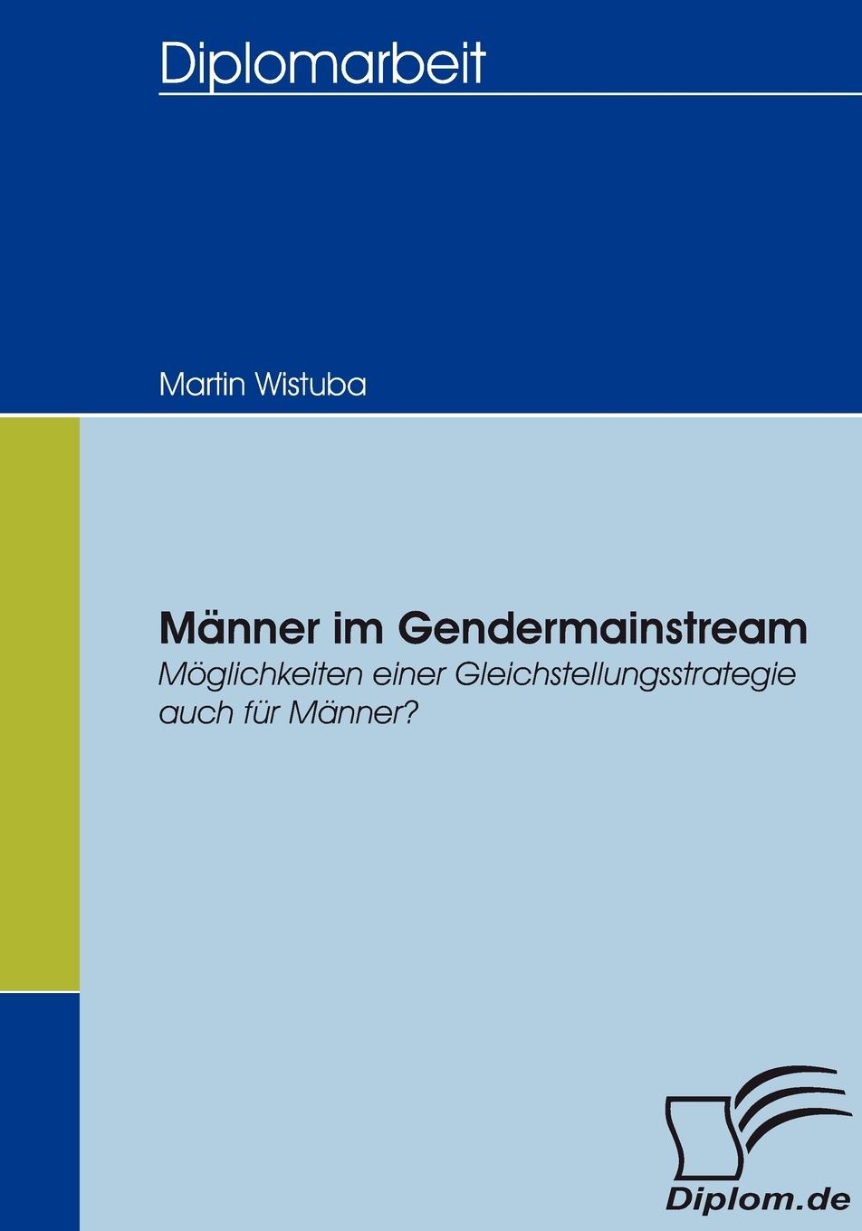 Vorderes Coverbild Männer im Gendermainstream