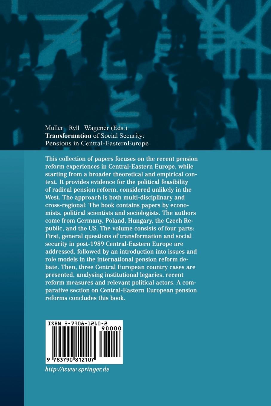 Rückseitencover Transformation of Social Security