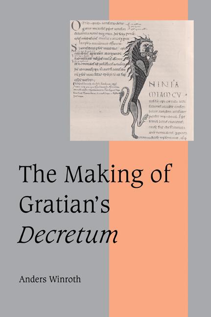 Vorderes Coverbild The Making of Gratian's Decretum